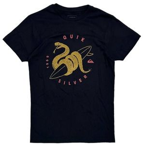 Quiksilver Men's 1969 Snake Wrapped Surfboard Graphic Tee T-Shirt